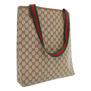 Gucci bag Brown GG Tote Web Canvas Sherry Plus